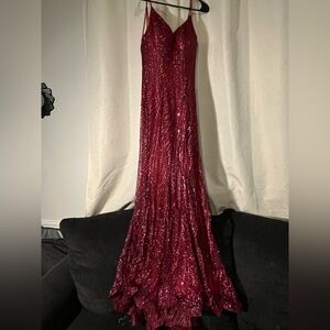 Cinderella Divine Burgundy Dress